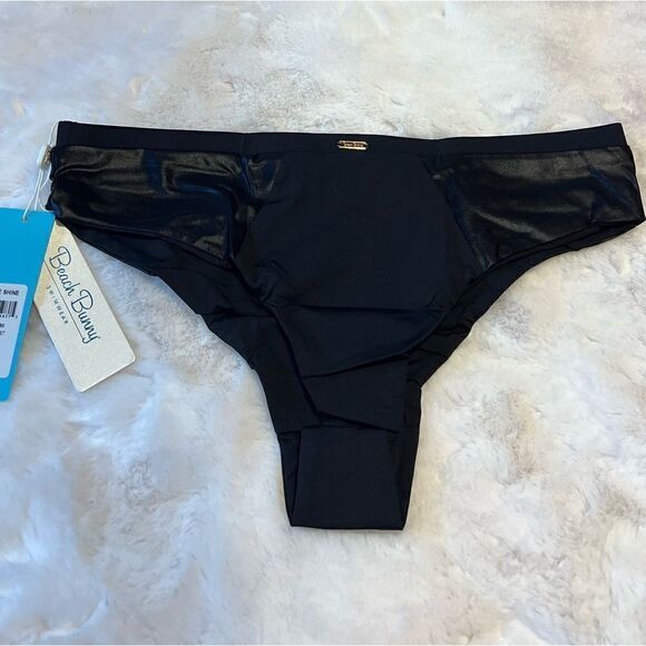 MATTE SHINE BEACH BUNNY HIGH WAISTED BOTTOM. - Picture 8 of 8